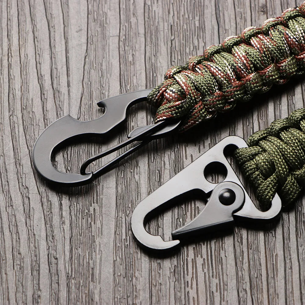 Military Paracord Survival Keychain